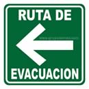 GS-102 SEÑALAMIENTO DE RUTA DE EVACUACION IZQUIERDA